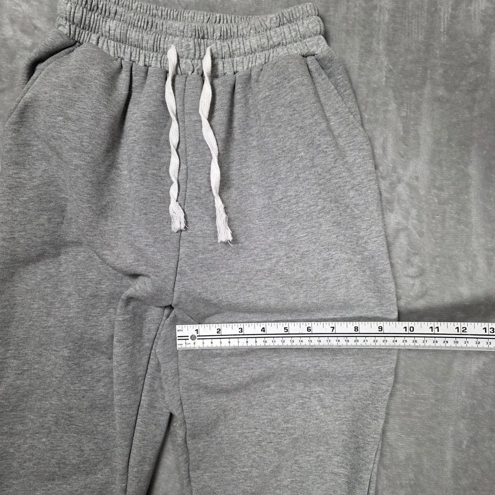 Elastic Drawstring Jogger Sweatpants Kids Gray GOOD Minimalist See Measurements